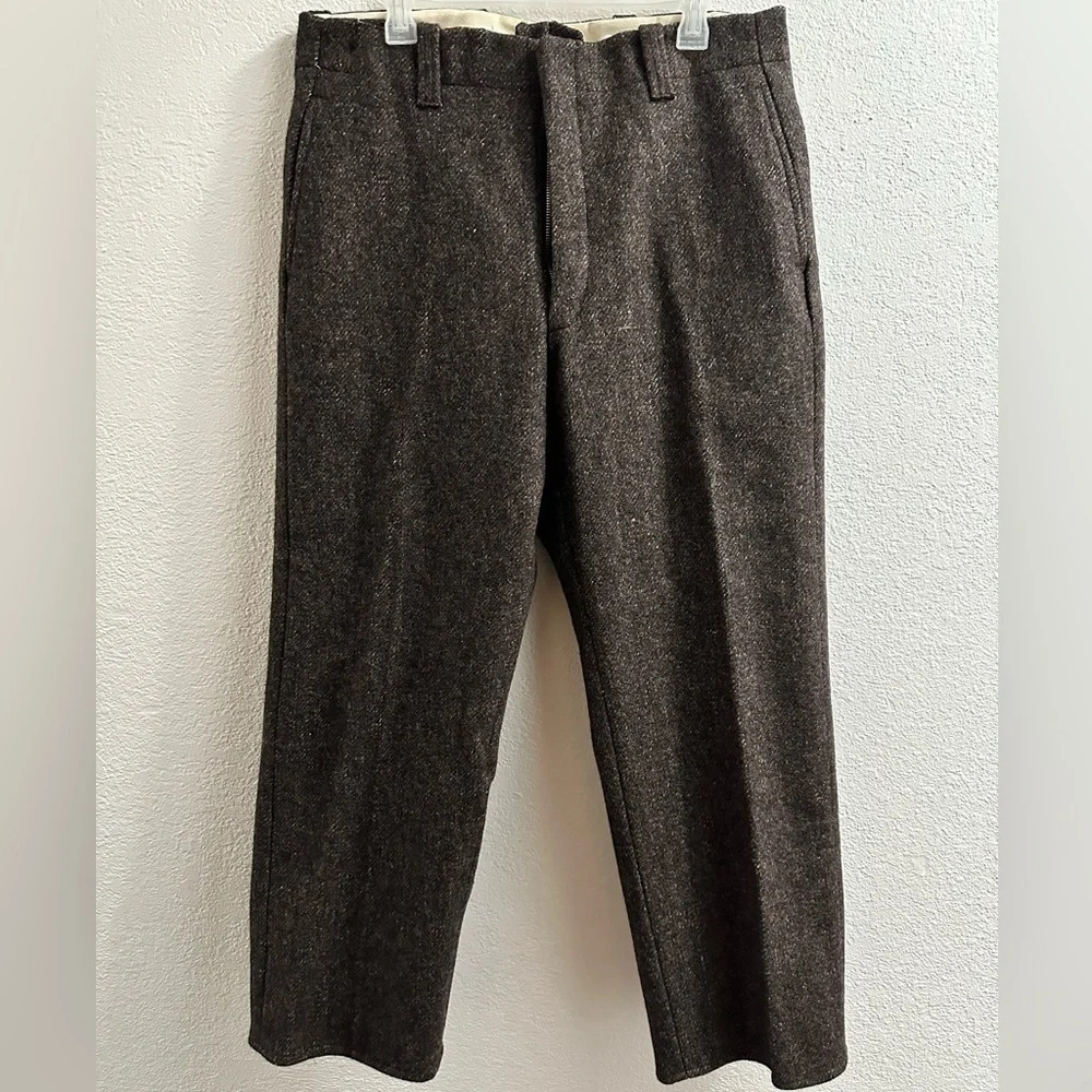 Vintage Thermo-King Wool Hunting Pants Size 8